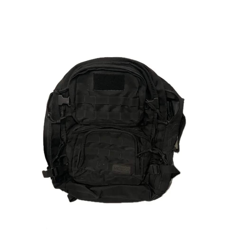 Highland Tactical Roger Canvas Backpack XL Black